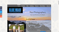 Desktop Screenshot of bluemauiphotographers.com