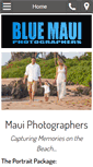 Mobile Screenshot of bluemauiphotographers.com